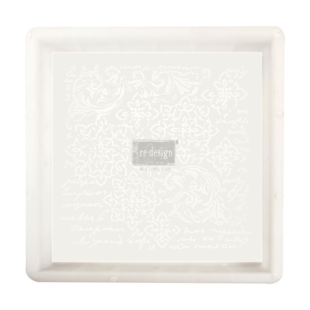 Redesign Paver Mould 12"x12"- Somewhere In Versailles - Laser cut on 16 mil Mylar